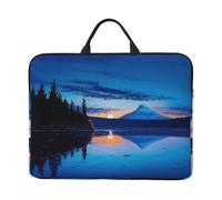 Blue Sunset Laptop Case 14 Inch Laptop Sleeve Computer Carrying Bag Shockproof Protective Notebook Case Portable Laptop Bag Waterproof Briefcase Bag for Men Women