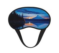 Blue Sunset Sleep Mask for Side Sleeper, Blackout Eye Mask for Women Men, Zero Pressure Sleeping Masks Soft Breathable Eye Cover Comfortable Blindfold Eyeshade for Night Sleep