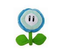 (Blue) Super Mario Fire Flower Stuffed Toy Plush Doll Gift