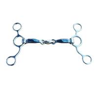 Blue Sweet Iron Tom Thumb Lozenge Bit - Horse and Pony (5 1/2")