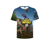 (Blue, Tag2XL=US L) Fortnite 3d Tshirts Best Video Game Battle Royale Short Breathable Sleeved
