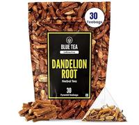 BLUE TEA - Dandelion Root Tea - 30 Tea Bag - Plant Based | IMPROVES DIGESTION | Detox Tea | Herbal Tea - Caffeine Free - Non-Bitter - Non-GMO - Mild Flavor | Ziplock Pack