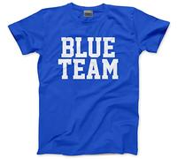 Blue Team Kids T-Shirt - Team Colours Top Wear PE House Set Group School Tee 5-6 Years Blue
