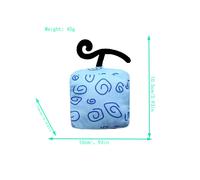 (Blue tears) Game Blox Fruits Plush Stuffed Soft Toy Childrens Gift Stuffed Doll Pillow Room Decor Cartoon Kids