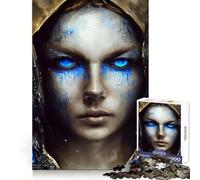 Blue Tears of Despair Jigsaw 1000 Pieces for Teenagers Brain Teasing Leisure Pleasure Solid Lock Festive Gift (50X75CM)