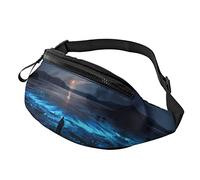Blue Tears Sea Scenery Couple Fanny Pack Sport Casual Waist Pack for Women Men Fashionable