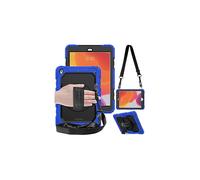 (BLUE) TECHGEAR UTILITY Case for Apple iPad 10.2" 2021 - 2019 [9th/8th/7th Generation] Tough HEAVY DUTY Case with Rotating Stand, Hand and Shoulder Strap