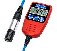Blue Technology Coating Thickness Gauge for Car P-13-S-AL | Paint Thickness Gauge for Steel and Aluminium Bodies | Paint Meter with Ball Probe on Cable | Paint Tester Measuring Range up to 5000 µm |