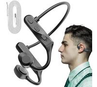 Blue Teeth Open Ear Earbuds, Bone Conduction Wireless Earbuds, Sports Headphones 5.0 | Wireless Running Earbuds Up to 8 Hours Playtime for Workout Room
