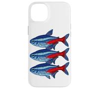 Blue Tetra Paracheirodon innesi Freshwater Aquarium Case for iPhone 14 Plus