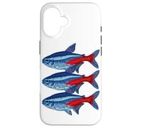 Blue Tetra Paracheirodon innesi Freshwater Aquarium Case for iPhone 16