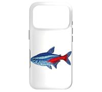 Blue Tetra Paracheirodon innesi Freshwater Aquarium Case for iPhone 17 Pro