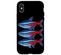 Blue Tetra Paracheirodon innesi Freshwater Aquarium Case for iPhone X/XS