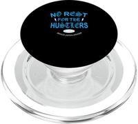 Blue The Hustle Never Sleeps Blue Graphic PopSockets PopGrip for MagSafe