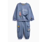 Blue The Snail & The Whale Sweat Set 3-4 years