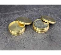 blue-ther Buddha Okito & Boston Box Set (Half Dollar Size) Magic Tricks Coin Appear Vanish Magic Magician Close Up Illusions Gimmick