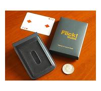 blue-ther Flick Wallet 2.0 Accessory Magic Tricks Gimmick Magician Close Up Street Illusions Acessoires Comedy Mentalism