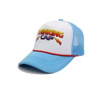 (Blue) Thinking Baseball Caps Funny Hats Adjustable Cosplay Costume Halloween