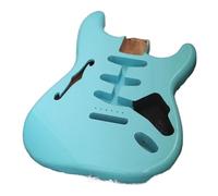Blue Thinline Electric Guitar Body Semi-hollow North American Alder WOOD