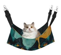 Blue Three Cats Printed Pet Hammock - Sleeping Hammock For Cats, Rabbits, Ferrets, Puppies, Small Animals