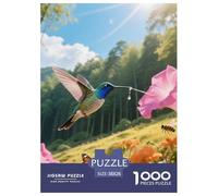 Blue-throated Hummingbird 1000pc Puzzle Relaxing Brain Game For Adults Mindfulness Bird Perfect Giftable Puzzle 38x26cm/1000pcs