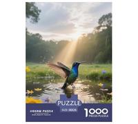 Blue-throated Hummingbird 1000pc Puzzle Relaxing Brain Game For Adults Mindfulness Bird Perfect Giftable Puzzle 38x26cm/1000pcs