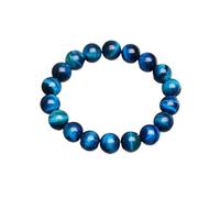 Blue Tiger Eye Bracelet Made Of Stone For Women Jewelry Wristband Gift(12mm)