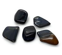 Blue Tigers Eye Small Crystal Tumbled Stones - 5 Pc