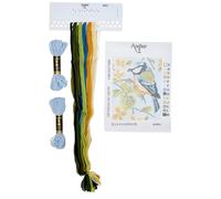 BLUE TIT - Tapestry Kit: Starter: Blue Tit - Anchor Groves & Thames Blue One Size