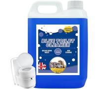 BLUE Toilet Rinse 5 Litres Disinfectant Bottles For Caravans, Motorhome & Portable Toilets (2)