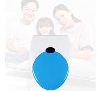 Blue Toilet Seat Anti-slam Soft Close Toilet Seat with Build in Potty Training Seat, Quick Release Easy Cleaning and Installation, Standard Oval Toilet Seats
