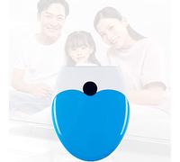 Blue Toilet Seat Anti-slam Soft Close Toilet Seat with Build in Potty Training Seat, Quick Release Easy Cleaning and Installation, Standard Oval Toilet Seats