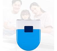 Blue Toilet Seat Anti-slam Soft Close Toilet Seat with Build in Potty Training Seat, Quick Release Easy Cleaning and Installation, Standard Oval Toilet Seats