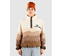 Blue Tomato Patterned Fleece Sweater dark forest M