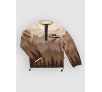 Blue Tomato Patterned Kids Fleece Sweater dark forest 116