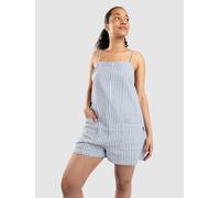 Blue Tomato Short Linen Overall gingham blue M