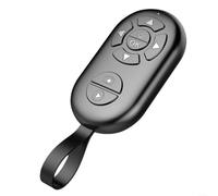 Blue tooth 5.4 Wireless Remote Control, 10M Range Selfie Shutter for Smartphones, Compatible with Mainstream Apps, 8x4cm Compact ABS Design for Photos/Videos/Page Turning(Black)