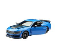 (blue) Toy Car Model 1/38 2024 Ford Mustang Dark Horse Diecast Alloy Miniature Metal Collection Gift For Children Boy Kid