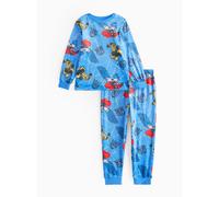 Blue Transformers Printed Slinky Fleece Pyjamas 3-4 years