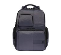 Blue Travel Backpack with Laptop and iPad Compartment - male - Piquadro - Backpacks - Blue - ONE SIZE - Bags ONE SIZE