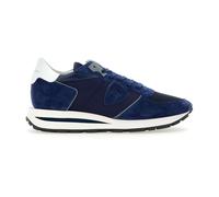 Blue Tropez Trainers in Technical Fabric and Suede - male - Philippe Model - Sneakers - Blue - 10 UK - Shoes 10 UK