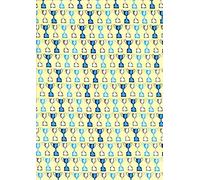 Blue Trophy Cup - 1/2 Metre Goals Football Worldcup Material Patchwork 100% Cotton Tight Woven Trophies Football Quilt Bedding Cushions Fabric Goals Trophies Quilting Fabric Goalie Stars 112cm Width