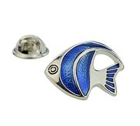 Blue Tropical Fish Lapel Pin Badge X2AJTP379
