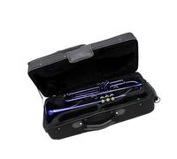 Blue Trumpet Brass Standard Bb Trumpet Set For Student Beginner With Hard Case Gloves 7 C Mouthpiece Accessories