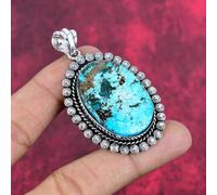 Blue Turquoise Gemstone 925 Solid Sterling Silver Jewelry, Handmade Glorious Silver Jewelry Gift For Women