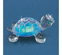 Blue Turtle Glass Figurine