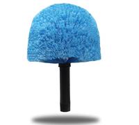 Blue Twist-On Cobweb Duster Head Brush - Efficient Indoor & Outdoor Spider Web Cleaning Solution - Fits Standard Acme Threaded Poles - Durable & Versatile Spider Web Cleaner Duster Brush Head Only (1)