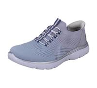 (Blue, UK 4) Ladies Sport Rieker Ready2Go Slip On Vegan Trainers M5066