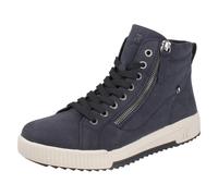 Rieker W0164 Lace/Zip up Ankle Boot 5 Blue