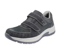 Rieker Mens Rieker Casual Hook and Loop Dual Strap Wide Fit Shoes 11051 - Blue - UK 6.5